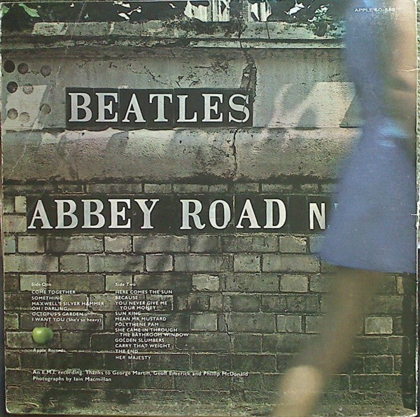 The Beatles - Abbey Road (Vinyl, LP, Album) Very Good (VG) / No Cover
