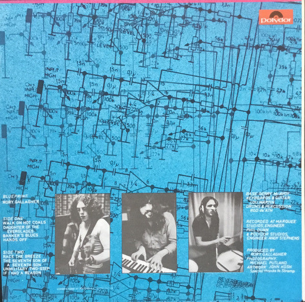Rory Gallagher - Blueprint (Vinyl, LP, Album, Repress) Good Plus (G+) / Very Good (VG)
