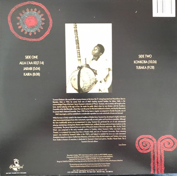 Toumani Diabaté - Kaira (Vinyl, LP, Album) Very Good (VG) / Very Good (VG)
