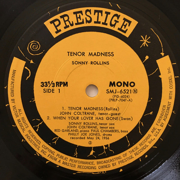 Sonny Rollins Quartet - Tenor Madness (Vinyl, LP, Album, Reissue, M...