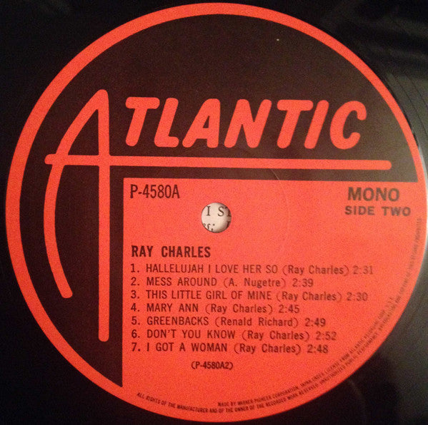 Ray Charles - Ray Charles (Vinyl, LP, Album, Reissue, Mono) Very Good (VG) / Good Plus (G+)