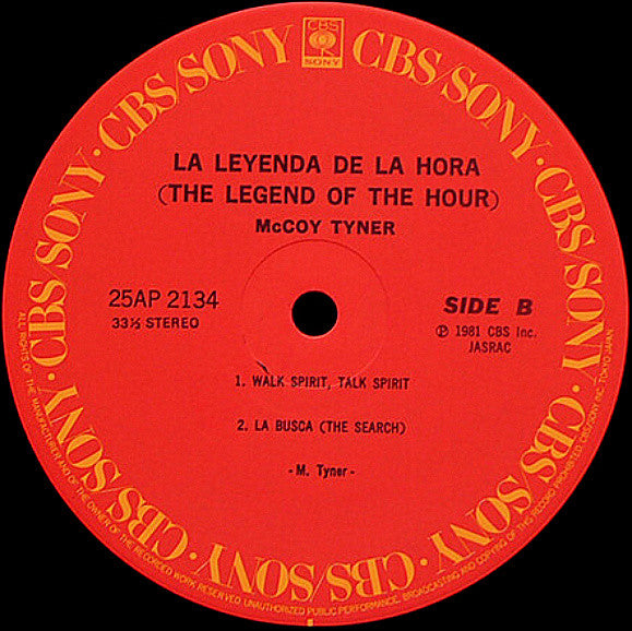 McCoy Tyner - La Leyenda De La Hora = The Legend Of The Hour (Vinyl...