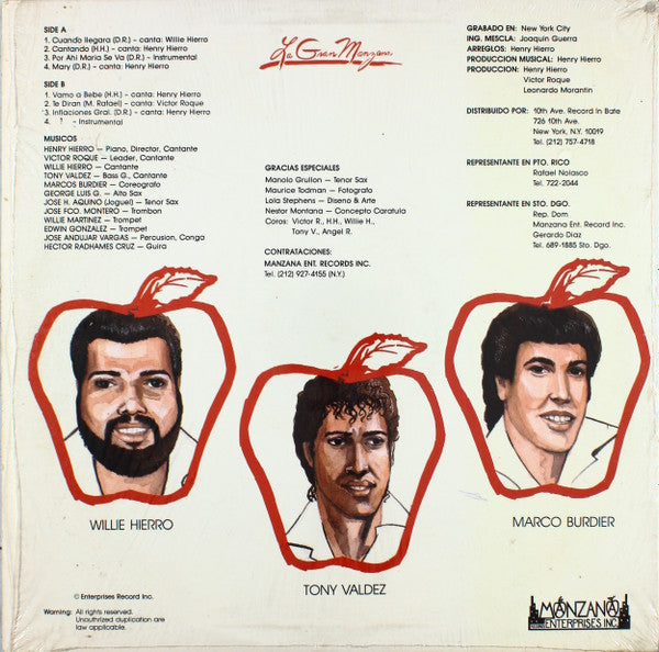 Victor Roque - Manzanisate - Jugo De La Manzana (Vinyl, LP, Album) Very Good (VG) / Good Plus (G+)