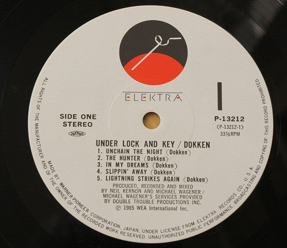 Dokken - Under Lock And Key (Vinyl, LP, Album)