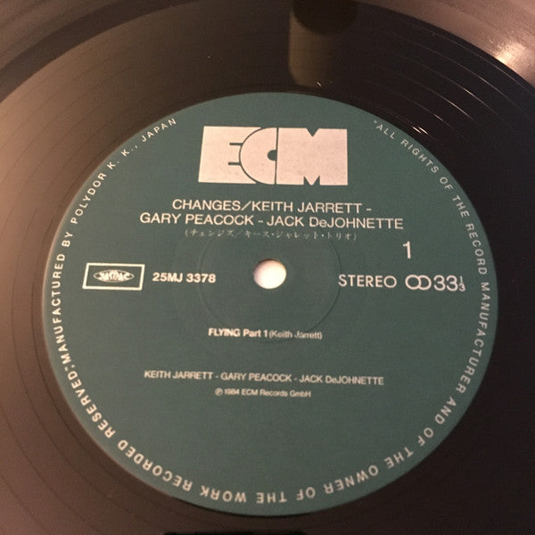 Keith Jarrett - Changes (Vinyl, LP, Album, Stereo)