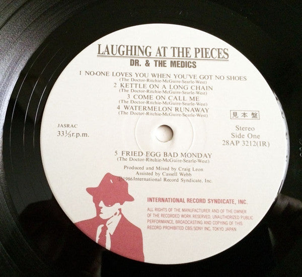 Doctor & The Medics - Laughing At The Pieces (Vinyl, LP, Album, Promo) Near Mint (NM or M-) / Very Good (VG)