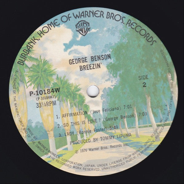 George Benson - Breezin' = ブリージン (Vinyl, LP, Album, Stereo)
