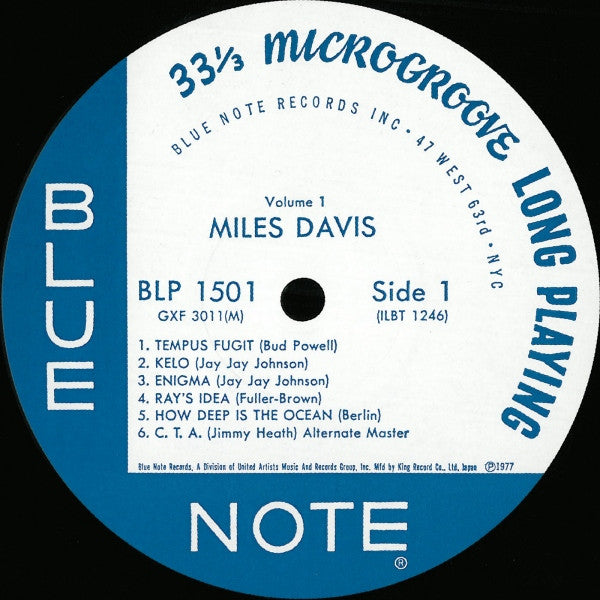 Miles Davis - Volume 1 = 第1集 (Vinyl, LP, Compilation, Limited Editi...