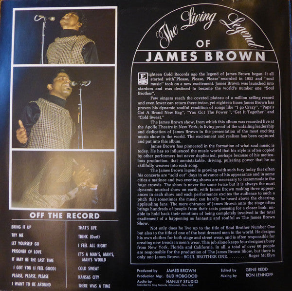 James Brown - Live At The Apollo (2xVinyl, LP, Reissue, Stereo) Very Good (VG) / Very Good (VG)
