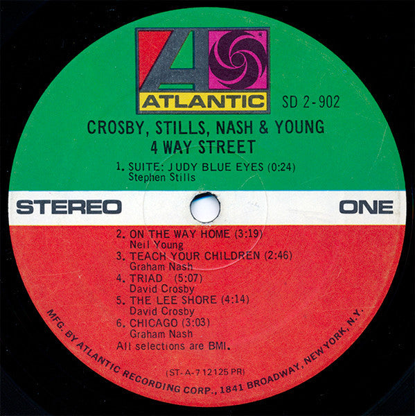 Crosby, Stills, Nash & Young - 4 Way Street (2xVinyl, LP, Album, Stereo) Good Plus (G+) / Good Plus (G+)