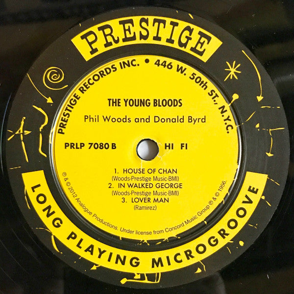 Phil Woods - The Young Bloods (Vinyl, LP, Album, Mono, Reissue, Limited Edition) Very Good Plus (VG+) / Near Mint (NM or M-)