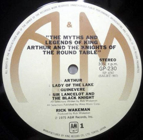 Rick Wakeman - The Myths And Legends Of King Arthur And The Knights...