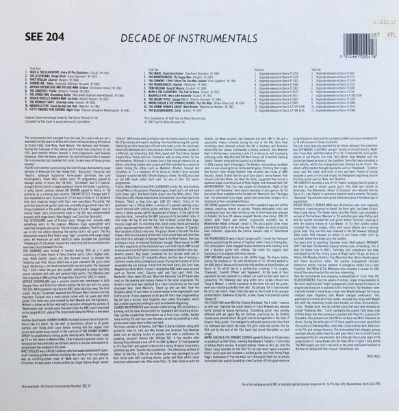 Various - Deccade Of Instrumentals 1959-1967 (Vinyl, LP, Compilation, Mono) Very Good Plus (VG+) / Very Good (VG)