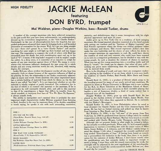 Jackie McLean Quintet - The Jackie McLean Quintet (Vinyl, LP, Album...