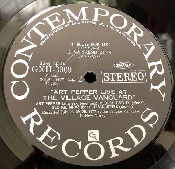Art Pepper - Live At The Village Vanguard (Vinyl, Box Set, LP, Albu...