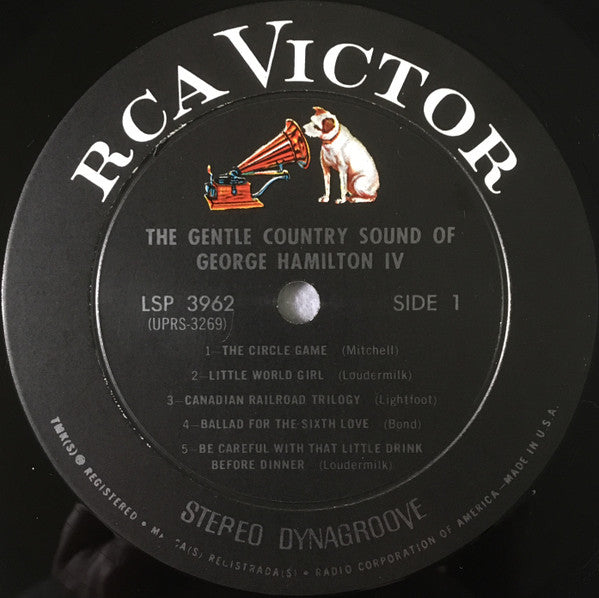 George Hamilton IV - The Gentle Country Sound Of George Hamilton IV (Vinyl, LP, Album, Stereo) Good Plus (G+) / Good Plus (G+)