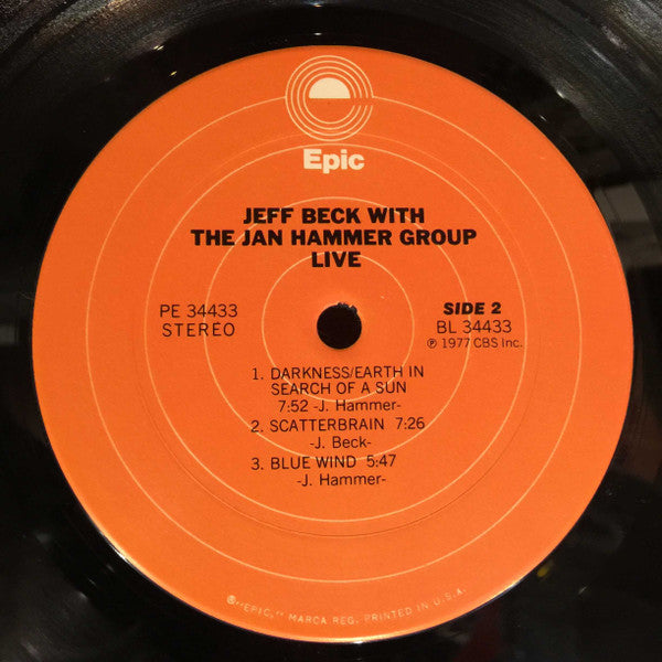 Jeff Beck - Live (Vinyl, LP, Album)