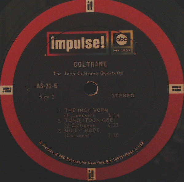 The John Coltrane Quartet - Coltrane (Vinyl, LP, Album, Reissue, Stereo) Good Plus (G+) / Very Good (VG)