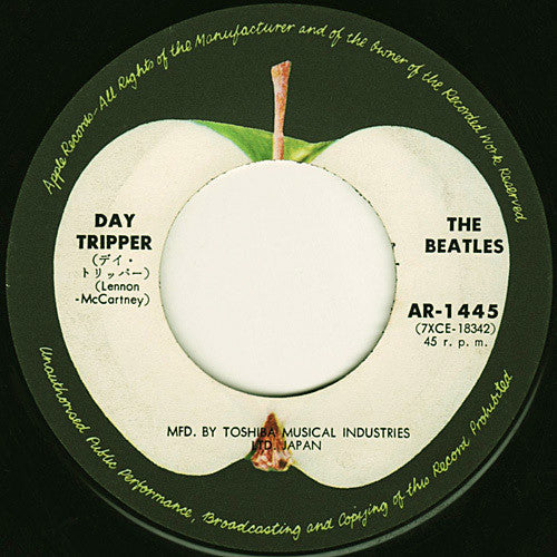 The Beatles - We Can Work It Out / Day Tripper (Vinyl, 7", 45 RPM, Single, Reissue, Mono) Very Good Plus (VG+) / Very Good (VG)