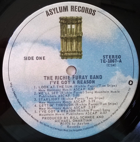 The Richie Furay Band - I've Got A Reason (Vinyl, LP, Album) Very Good (VG) / Very Good (VG)