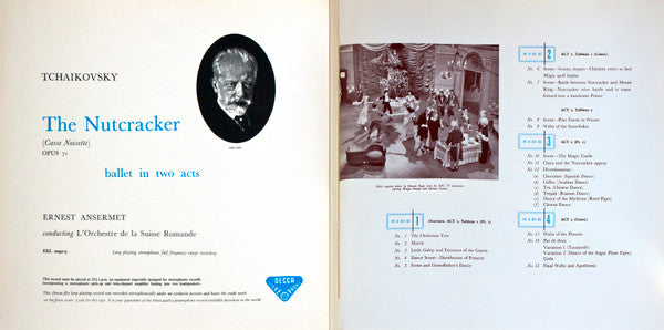 Pyotr Ilyich Tchaikovsky - The Nutcracker / Casse-Noisette Complete Ballet (2xVinyl, LP, Reissue, Remastered, Stereo) Near Mint (NM or M-) / Very Good (VG)