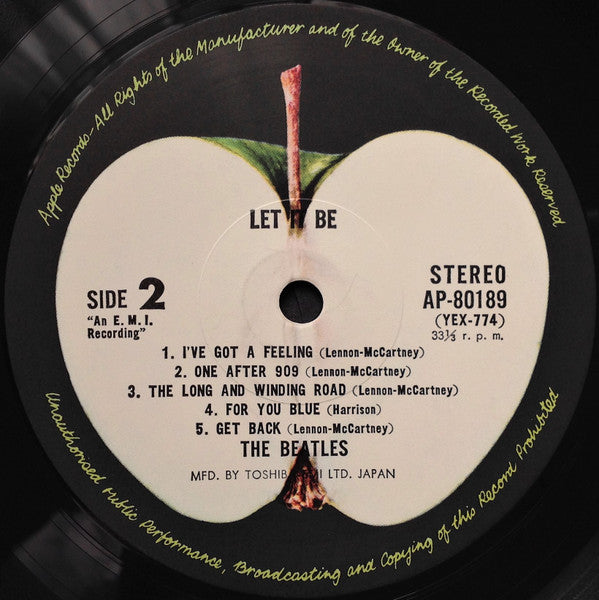 The Beatles - Let It Be = レット・イット・ビー (Vinyl, LP, Album, Reissue, St...