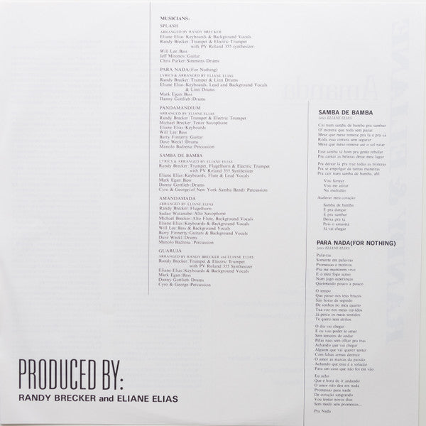Randy Brecker - Amanda (Vinyl, LP, Album) Near Mint (NM or M-) / Near Mint (NM or M-)