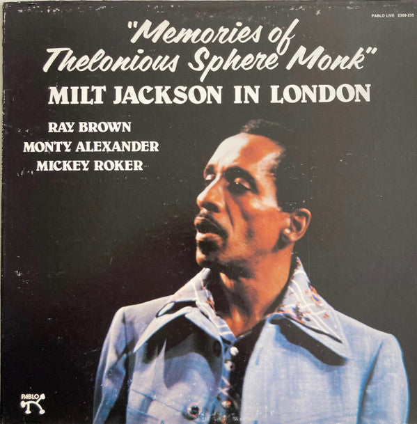 Milt Jackson - Memories Of Thelonious Sphere Monk (Milt Jackson In ...