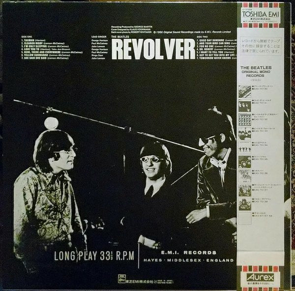 The Beatles - Revolver (Vinyl, LP, Album, Mono, Reissue) Very Good Plus (VG+) / Very Good Plus (VG+)