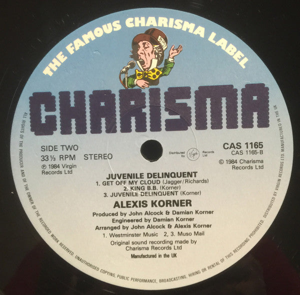 Alexis Korner - Juvenile Delinquent (Vinyl, LP, Album) Very Good (VG) / Good Plus (G+)