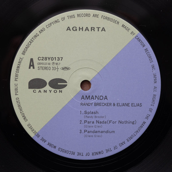 Randy Brecker - Amanda (Vinyl, LP, Album) Near Mint (NM or M-) / Near Mint (NM or M-)
