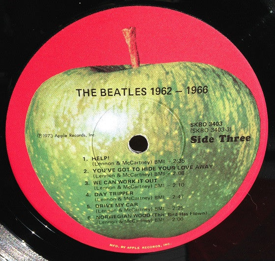 The Beatles - 1962-1966 (2xVinyl, LP, Album, Compilation, Stereo) Very Good (VG) / Good (G)