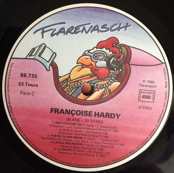 Françoise Hardy - Vingt Ans  Vingt Titres (2xVinyl, LP, Compilation) Very Good Plus (VG+) / Very Good (VG)