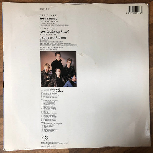 Fruits Of Passion - Love's Glory (Extended Version) (Vinyl, 12") Very Good Plus (VG+) / Very Good Plus (VG+)