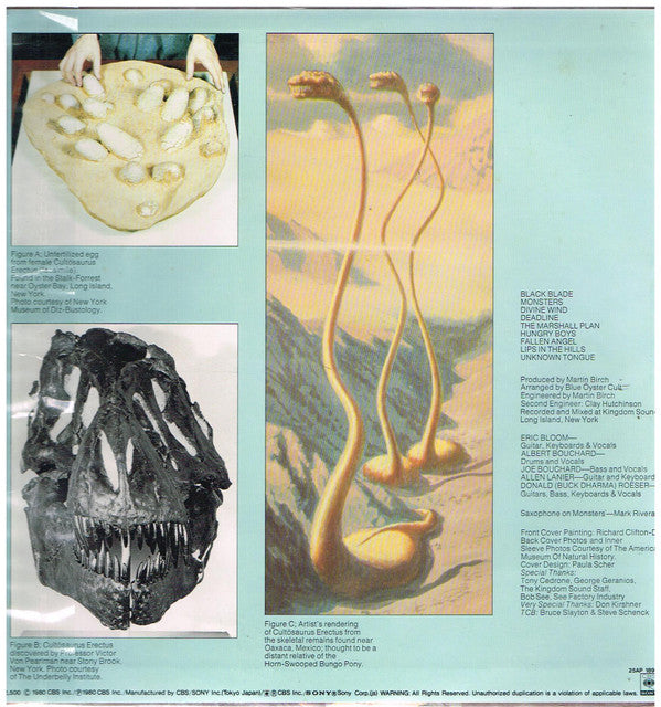 Blue Öyster Cult - Cultosaurus Erectus (Vinyl, LP, Album)