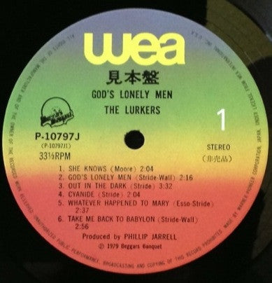 The Lurkers - God's Lonely Men (Vinyl, LP, Album, Promo) Near Mint (NM or M-) / Very Good Plus (VG+)