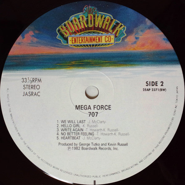 707 - Mega Force (Vinyl, LP, Album) Very Good Plus (VG+) / Very Good Plus (VG+)