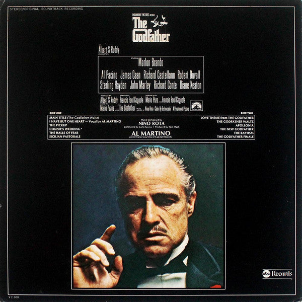 Nino Rota - The Godfather (Original Soundtrack Recording) (Vinyl, L...