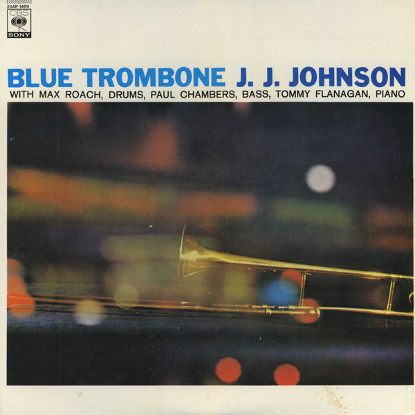 J.J. Johnson - Blue Trombone (Vinyl, LP, Album, Reissue, Mono) Very Good (VG) / Very Good (VG)