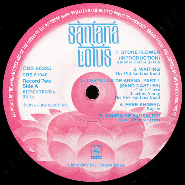 Santana - Lotus (3xVinyl, LP, Album, Reissue, Remastered, Stereo) Very Good Plus (VG+) / Very Good Plus (VG+)