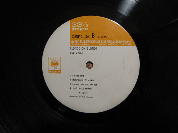 Bob Dylan - Blonde On Blonde (2xVinyl, LP, Album, Reissue, Stereo) Near Mint (NM or M-) / Very Good (VG)