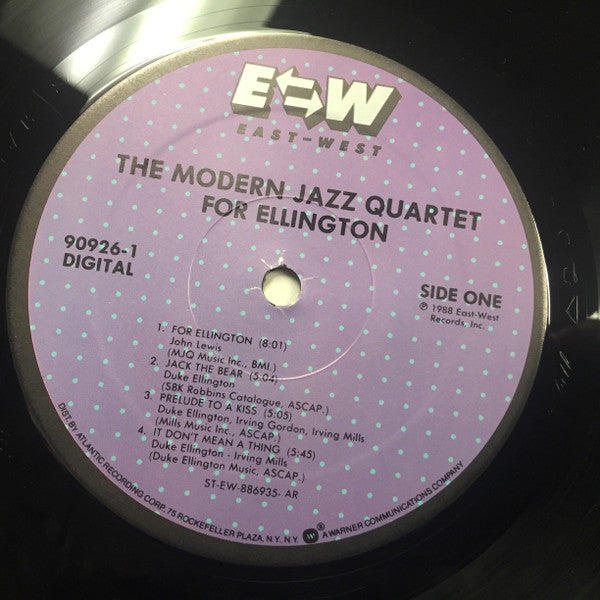 The Modern Jazz Quartet - For Ellington (Vinyl, LP, Album) Very Good Plus (VG+) / Very Good Plus (VG+)