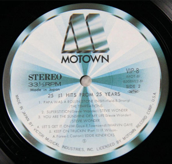 Various - 25 #1 Hits From 25 Years (2xVinyl, LP, Compilation) Very Good (VG) / Good Plus (G+)
