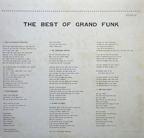 Grand Funk Railroad - The Best Of Grand Funk (Vinyl, LP, Compilatio...
