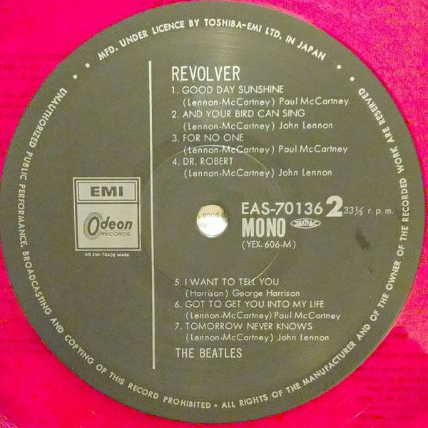The Beatles - Revolver (Vinyl, LP, Album, Mono, Reissue) Very Good Plus (VG+) / Very Good Plus (VG+)