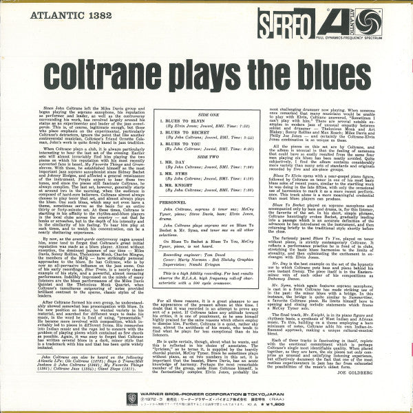 John Coltrane - Coltrane Plays The Blues (Vinyl, LP, Album, Stereo,...