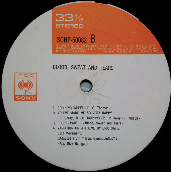 Blood, Sweat And Tears - Blood, Sweat And Tears (Vinyl, LP, Album, ...