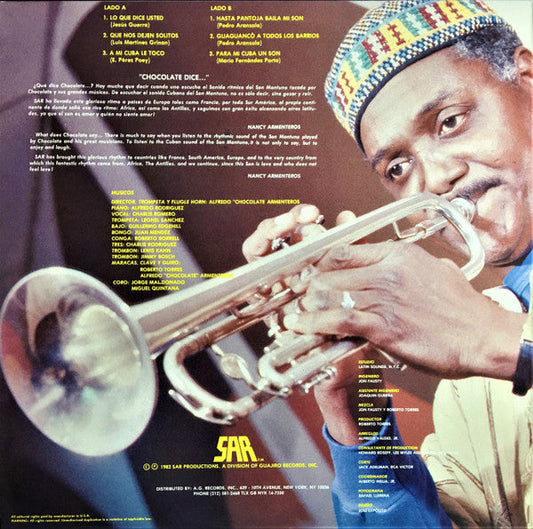 Alfredo "Chocolate" Armenteros - Dice (Vinyl, LP, Album) Very Good (VG) / Very Good (VG)