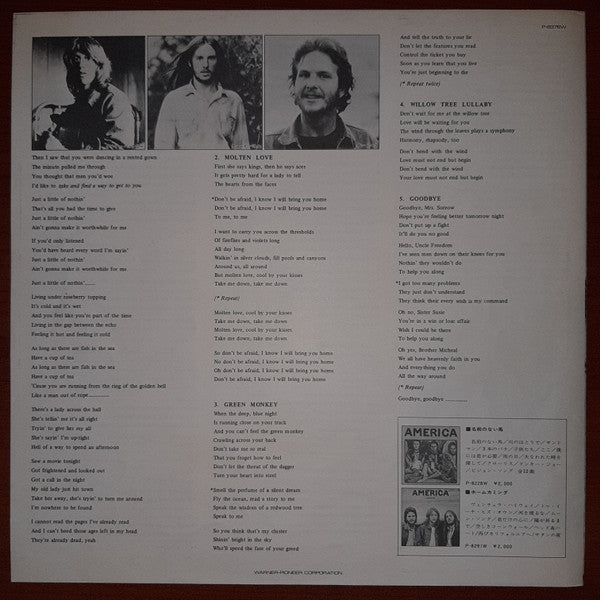 America (2) - Hat Trick (Vinyl, LP, Album)