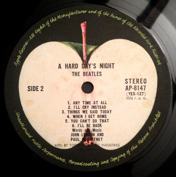 The Beatles - A Hard Day's Night (Vinyl, LP, Album, Reissue, Stereo)